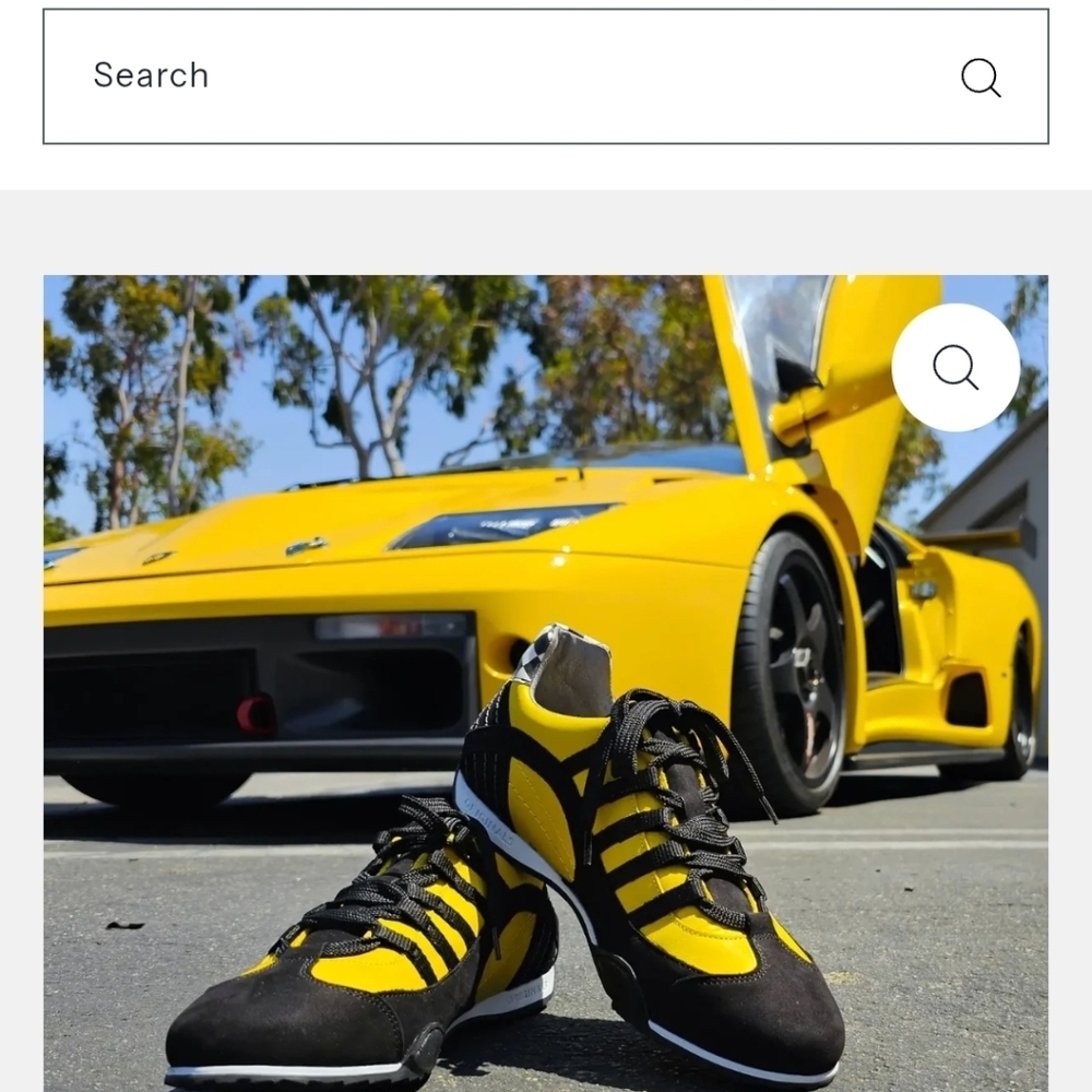 GrandPrix Original USA Yellow and Black Men's Sneakers NWOT - Picture 5 of 9